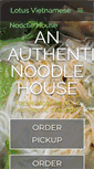 Mobile Screenshot of lotusvietnamesenoodlehousecalgary.com